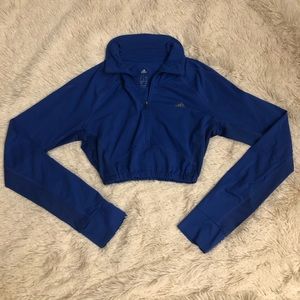 Sold**Adidas cropped quarter zip